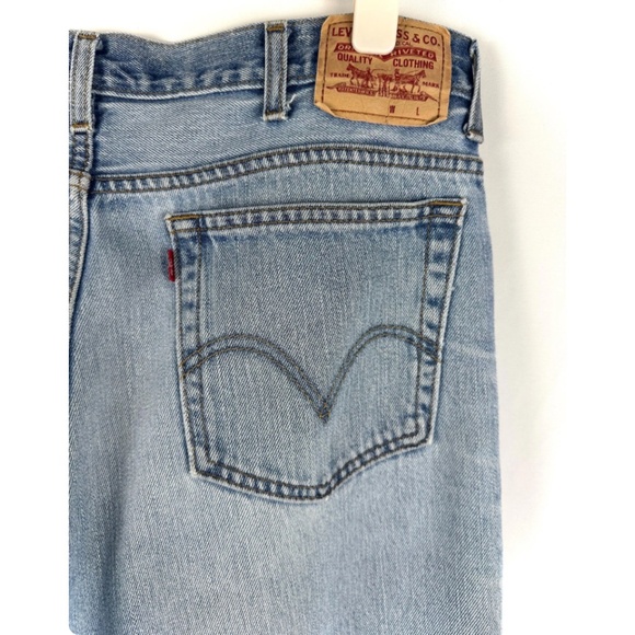 Vintage Levi’s Original Slim Fit • Red Tab • High Rise • Straight Fit W36 x L32 - Picture 9 of 10